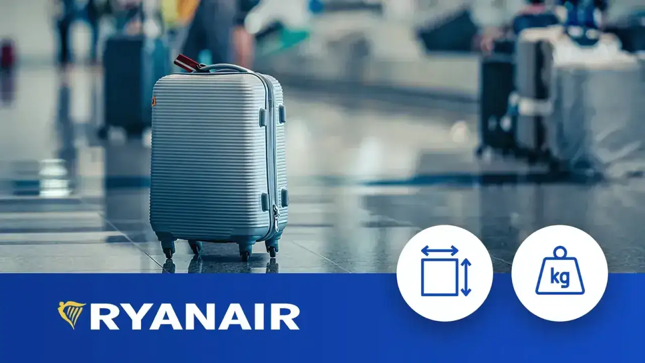 Walizka na lotnisku Ryanair. Sprawdź, co można przewozić w bagażu rejestrowanym, wymiary i wagę.